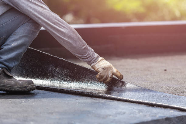 Professional Basement Waterproofing technician working in Bloomdale, OH